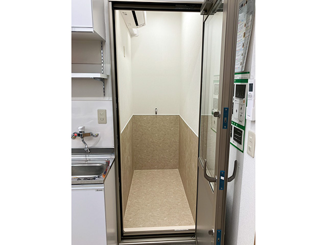 大型犬用入院室